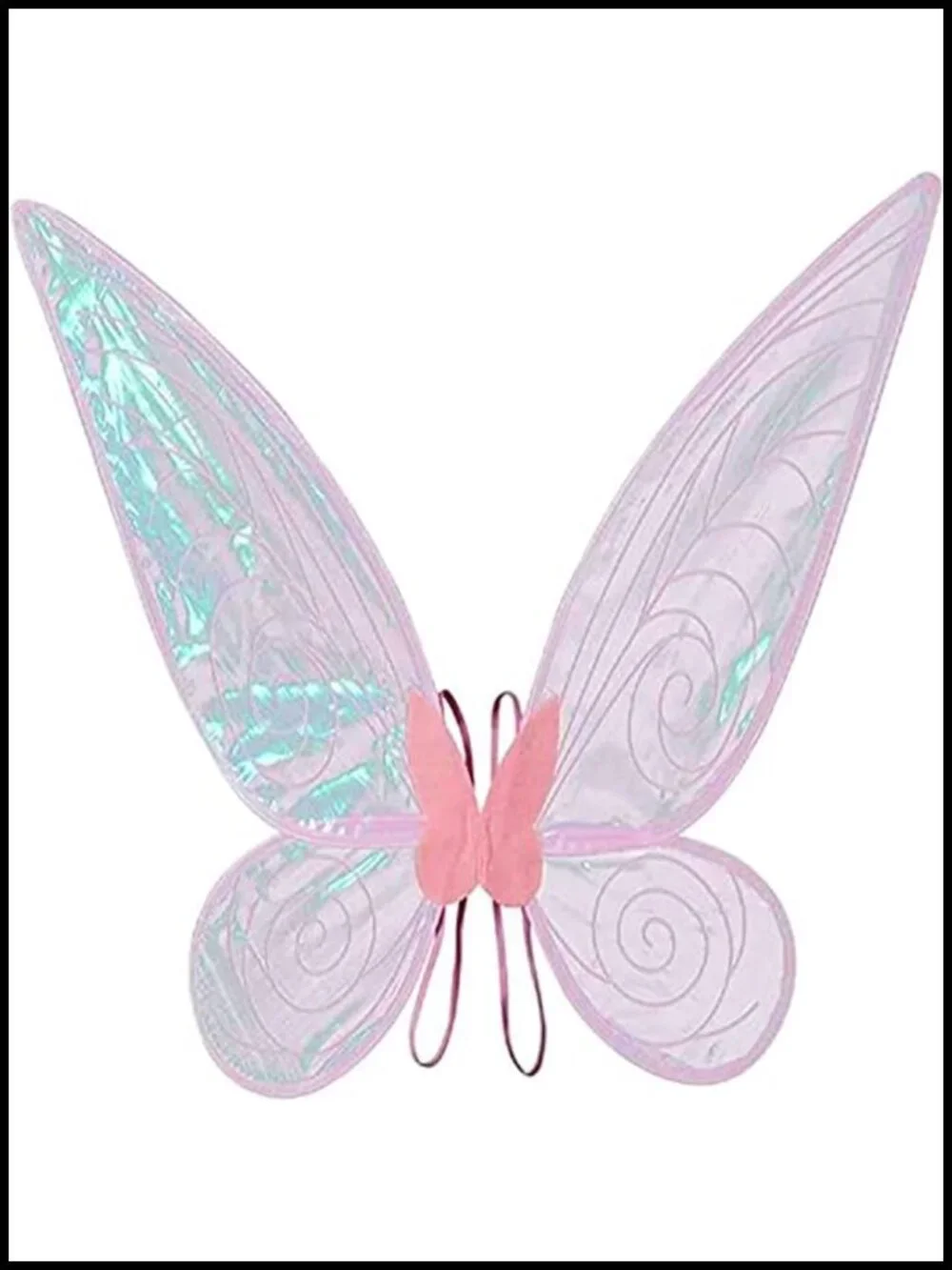 Fairy Wings for Adults Costume Accessory Metallic Wire Edge Organza Shimmer